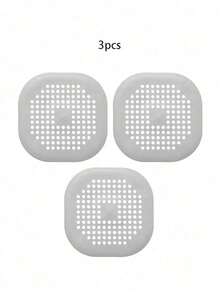 1/3/4Pcs Drain Cover With Suction Cup Pad, Kitchen Bathroom Sink Strainer Hair Filter Home Bathroom Decor Fall Decor Back To School - Multicolor - Ver 18