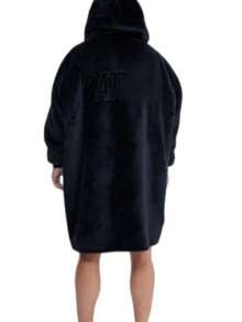 BATA DE DORMIR BATA NEGRA GRANDE PARA INTERIORES WABY DE NOCHE PARA CABALLERO BATA DE MURCIELAGO COMICS - Negro - Ver 2