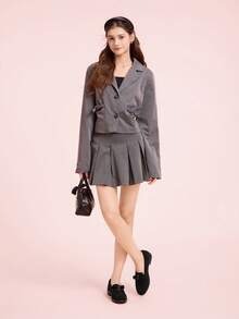 CUCCOO DOLLMOD 女士蝴蝶结装饰休闲通勤时尚平底鞋 - 黑色 - 查看 6