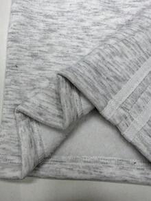 SHEIN PETITE 黑色侧条纹休闲裤，简约时尚，日常休闲，适合毕业典礼、返校季等场合，也适合教师穿着。 - 灰色 - 查看 11