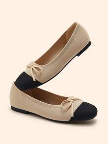 CUCCOO BASICS 女士时尚玛丽珍圆头平底鞋 - 黑色 - 查看 10