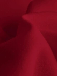 Baby Girl Knitted Soft Pullover Sweatshirt & Sweatpants Set, Thick & Casual, Suitable For Autumn/Winter, Burgundy - Burgundy - View 6