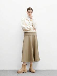 CUCCOO BIZCHIC 女士舒适百搭时尚厚底雨靴 - 卡其色 - 查看 6