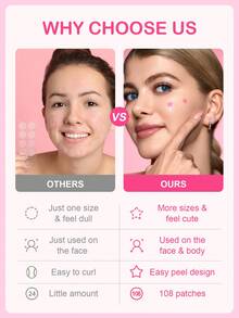 Parche para marcas rosado SlowSunday