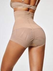 SHAPORA 1件装女士轻度支撑塑身裤 - 杏色 - 查看 9