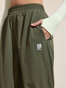 Exploreva Pantaloni della tuta e joggers da donna per uso esterno, casual e ampi, adatti per l'uso quotidiano