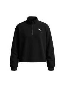 Puma Sports Sweatshirts Comfortable Cozy Breathable Home Weekend Sports Black 526683-01 - Black - View 1
