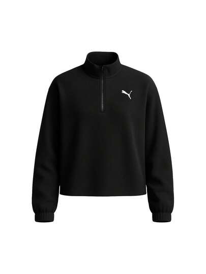 Puma Strong Women's 1/4 Zip Sweatshirt Black