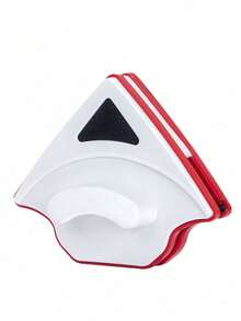 双面磁性窗户清洁器，适用于单层玻璃三角形设计，适用于3-8mm普通单层玻璃，强磁力，Mo Power，雨刮器级海绵，防夹安全功能，ABS材质 - 彩色 - 查看 9