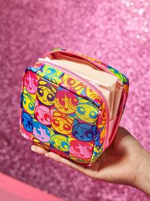 THE POWERPUFF GIRLS X SHEIN 1pc/1 Set Of Cartoon Print Storage Bags, Can Be Used As Feminine Hygiene Storage Bags, Digital Storage Bags, Small Object Storage Bags, Love, Friendship, Blossom, Bubbles, Buttercup,Gift Ideas - 彩色 - 查看 6