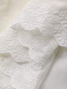 DAZY Young Girls Solid Color Casual Loose Fit Versatile Korean-Style A-Line Skirt - White - View 9