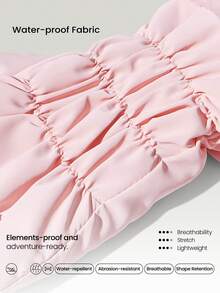 GLOWMODE 滑雪系列 S/M 寒冷征服者 保暖防风防水抓绒内衬触摸屏蓬松滑雪手套户外雪地秋冬日常运动服 - 粉色 - 查看 5