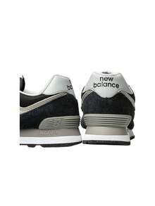 New Balance 574 Women Casual Shoes Black White ML574EVB - 黑白 - 查看 4
