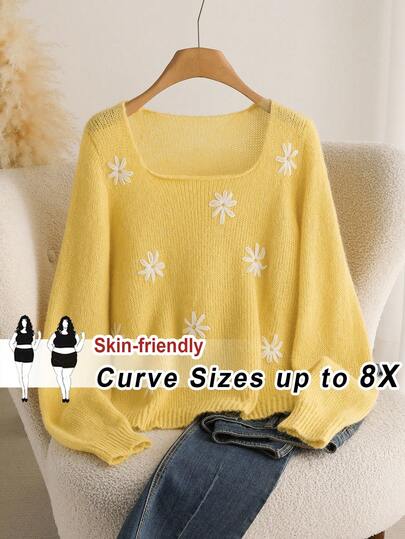 SHEIN CURVE+ Cárdigan de mujer con estampado de vacaciones