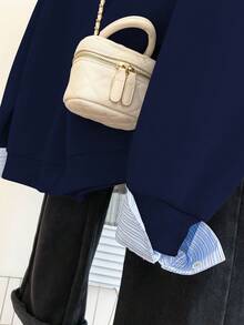 Resyla Autumn/Winter New Casual College Style Women Sweatshirt - Royal Blue - View 7