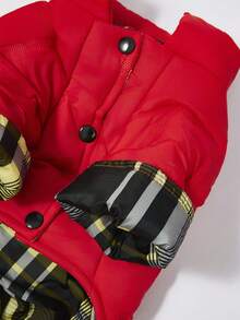 PETSIN Cuddly Thick Pet Jumpsuit – Cute Four-Legged Fleece Pajamas For Small Dogs & Cats, Cozy Autumn/Winter Outfit For Play And Relaxation