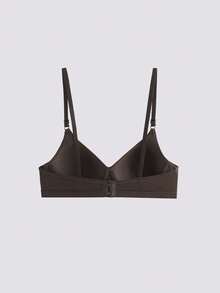 Loungeista 3件装女士舒适睡眠多色无钢圈软杯小胸纯色内衣文胸，睡衣