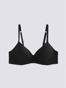 Loungeista 3Pcs Solid Seamless Push Up Bras --Three-Breasted Adjustable Shoulder Straps Underwire Bras - Multicolor - View 6
