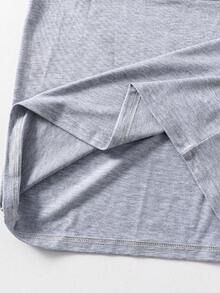 Vacaura Teenage Boys' Casual Colorblock Letter Print Long Sleeve Crew Neck Loose T-Shirt, Versatile For Daily Wear, Autumn/Winter