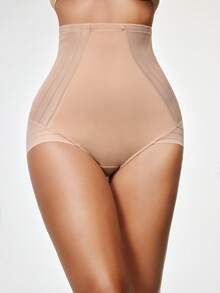 SHAPORA 1件装女士轻度支撑塑身裤 - 杏色 - 查看 8