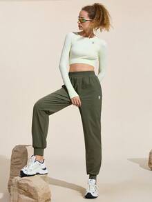 Exploreva Pantaloni della tuta e joggers da donna per uso esterno, casual e ampi, adatti per l'uso quotidiano