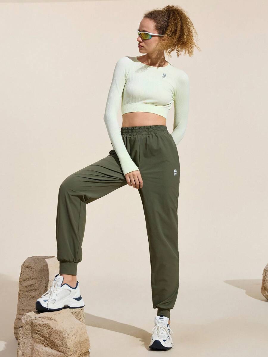 Exploreva Pantaloni della tuta e joggers da donna per uso esterno, casual e ampi, adatti per l'uso quotidiano