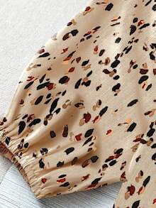 SHEIN LUNE Áo sơ mi dệt thường ngày mùa thu cho phụ nữ đi nghỉ - Nhiều màu - Xem 3