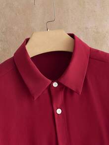 Manfinity NXTstreet Men's Casual Versatile Shirt And Pants Set Men Casual Top And Bottom Set Men 2 Piece Set Pants And Shirt Set Men Pants And Shirt Men Set - Multicolor - View 3