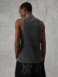 Manfinity NXTstreet 3pcs/Set Men's White, Grey & Black Slim Fit Knit Top - Multicolor - View 2