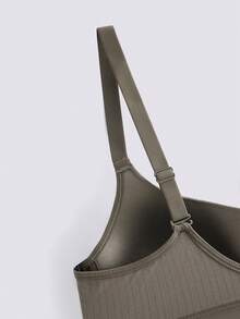 Loungeista 4件装女士舒适睡眠多色休闲条纹无钢圈软杯纯色文胸内衣 - 彩色 - 查看 5