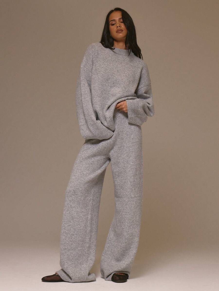 MUSERA 阔腿针织毛衣裤，酷女孩风，街头风，可爱，秋季，秋冬季春季必备