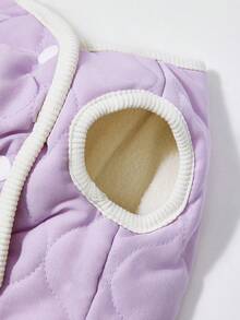 PETSIN Cozy Autumn/Winter Pet Vest – Cute, Breathable, And Easy-To-Wear Outfit For Small Dogs, Cats, And Other Tiny Pets, Great For Everyday Indoor And Outdoor Use - Purple - View 8