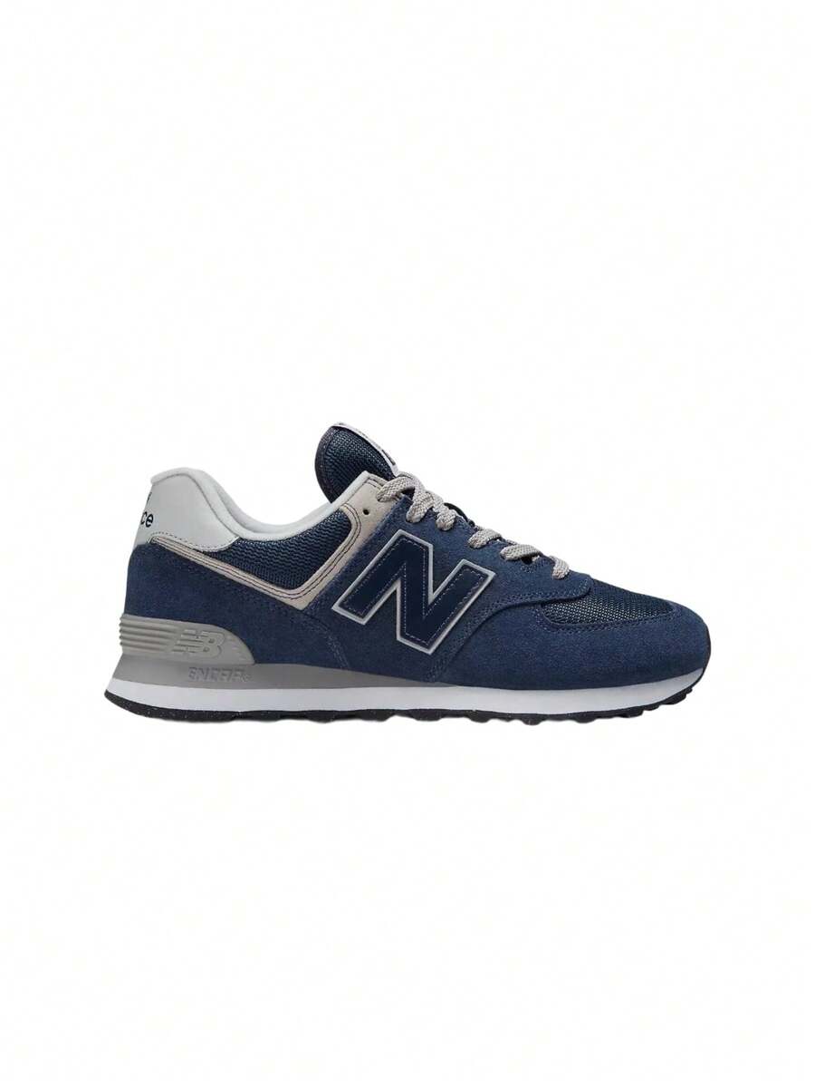 New Balance 574 Unisex Sneakers Navy ML574EVN - Navy/Grey/White - View 1