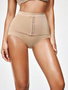 SHAPORA 1件装女士强力塑身裤 - 杏色 - 查看 5