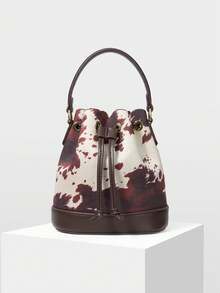 MOTF PREMIUM BOLSO DE MANO DE MUJER CON BORDADO CALADO Y ADORNO DE CONCHA - blanco marrón - Ver 4