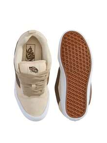Vans Knu Skool 女式滑板鞋棕色 VN000D6ZCHW1 - 米色 - 查看 3