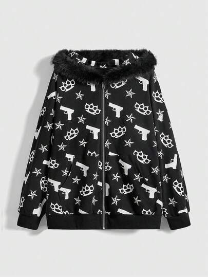 Women Y2K Babe Graphic Print Hoodie Sweatshirt