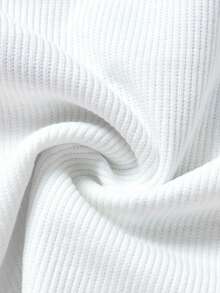 THE POWERPUFF GIRLS X SHEIN 女士休闲花朵、泡泡、毛茛图案撞色插肩袖T恤，秋季 - 黑與白 - 查看 6