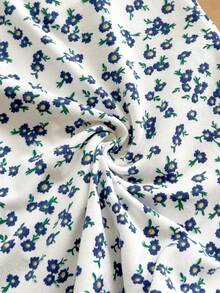 Soleia New Adjustable Strap Ditsy Floral Romper, Suitable For Party, Date, Valentine's Day, Easter, Carnival, Afternoon Tea, Beach, Cruise, City Vacation, Bohemian, Boho, Romantic Floral, Vacation, Floral Beach, Beach Outfit For Women Summer - Multicolor - View 7