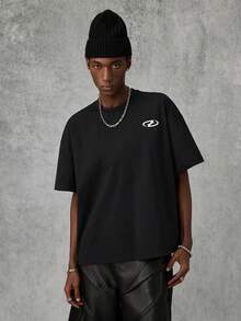 Manfinity VCAY Áo thun cổ tròn in họa tiết nhiều mảnh thường ngày rộng rãi cho nam - Nhiều màu - Xem 8