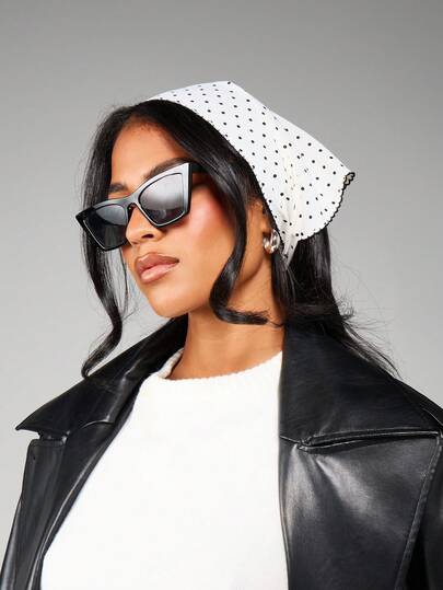 MISSGUIDED 波点头巾发带复古风时尚发饰