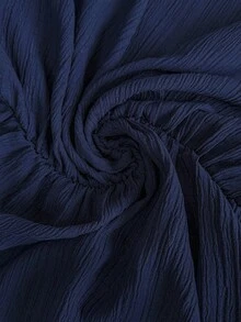 SHEIN LUNE Women's Casual Two-In-One Commuter Pants Set, Women's Winter Fashion Clothing Series, Women's Autumn Clothing Two-Piece Set - Navy Blue - View 7