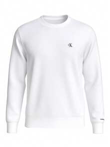 Calvin Klein Men's Sweatshirt Bright White - White - View 4