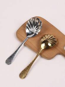 1 件/2 件不锈钢厚勺、搅拌勺、饭勺、家居和餐具、厨房、圣诞礼物 - 彩色 - 查看 11