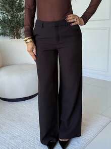 Milla Jasmine بنطلون أبيض كاجوال للعمل للنساء