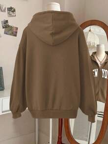 Lalippa 女士休闲字母印花卫衣，秋冬款