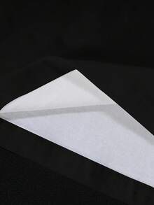 BATMAN X SHEIN 男士休闲时尚街头蝙蝠标志字母撞色条纹印花短袖黑色T恤，夏季 - 白色 - 查看 5