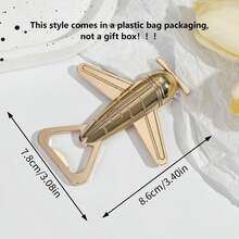 Jet Plane Bottle Opener - Aviation Gifts For Pilot - Airplane Decor - Birthday Gift For Veteran - Plane Beer Bottle Opener In Gift Box - Perfect Travel Gift - 彩色 - 查看 13