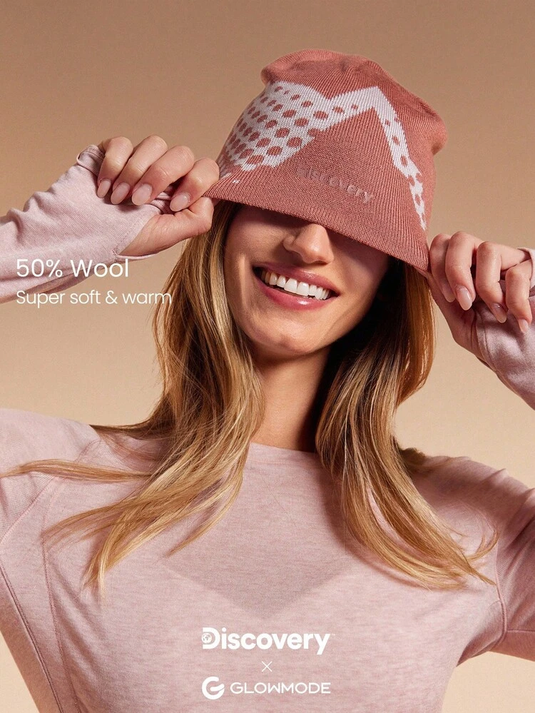 X Discovery Bring The Heat 50% Wolle warme gemütliche Beanie Mütze zum Wandern, Laufen, Training, für Outdoor im Herbst und Winter, für den täglichen Lässig-Gebrauch