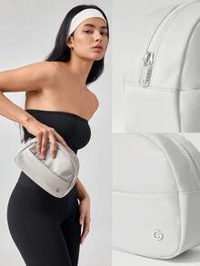 GLOWMODE Túi đựng đồ du lịch Travel Mate All Small Things Essentials 2L có hai ngăn - Màu xám trắng - Xem 6